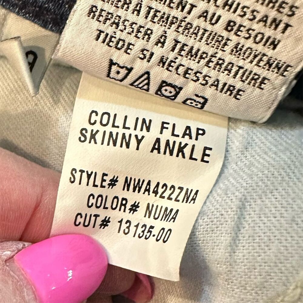 Hudson Women's Collin Flap Skinny Ankle Jeans Size 29 Blue Medium Wash‎ - Picture 8 of 13